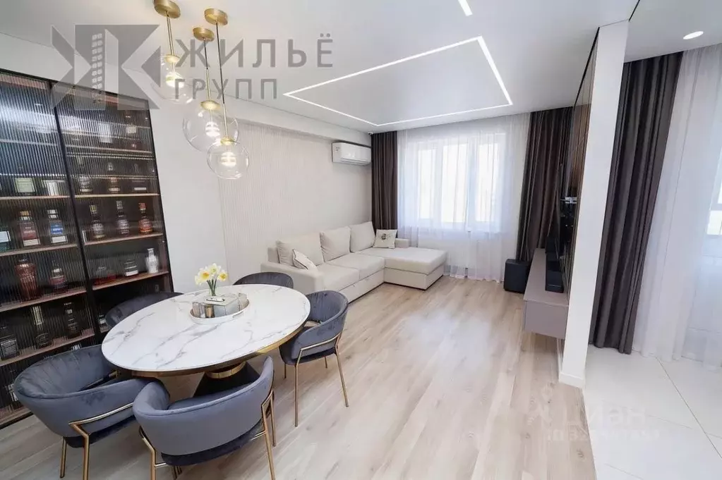 3-к кв. Татарстан, Казань ул. Аделя Кутуя, 110Дк2 (86.2 м) - Фото 1