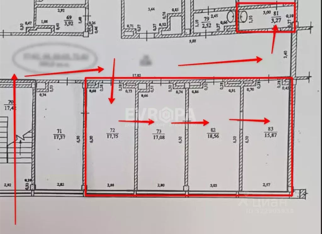 Офис в Ульяновская область, Ульяновск Брестская ул., 78к2 (73 м) - Фото 1
