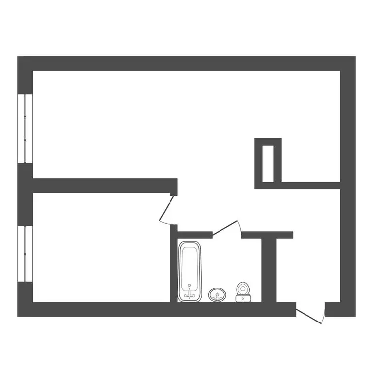 2-комнатная квартира: Тюмень, микрорайон ДОК, Воронинская улица, 45 ... - Фото 1