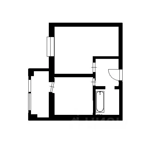 1-к кв. Башкортостан, Уфа ул. Георгия Мушникова, 23 (40.2 м) - Фото 1