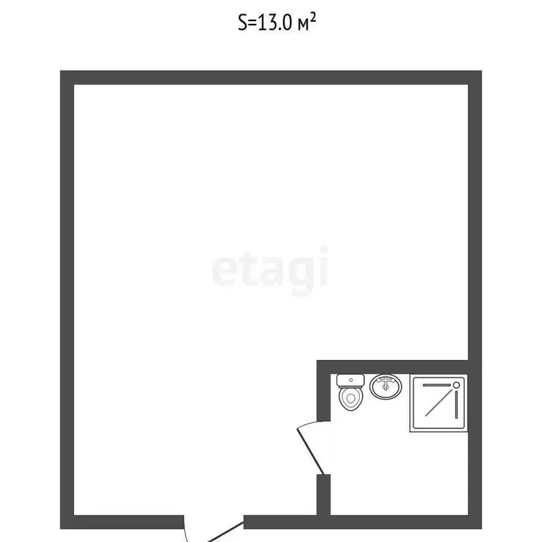 Квартира-студия: Анапа, Таманская улица, 26А (13 м) - Фото 0