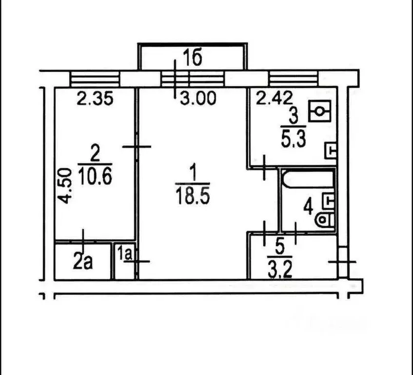 2-комнатная квартира: Москва, проезд Нансена, 12к1 (43 м) - Фото 0