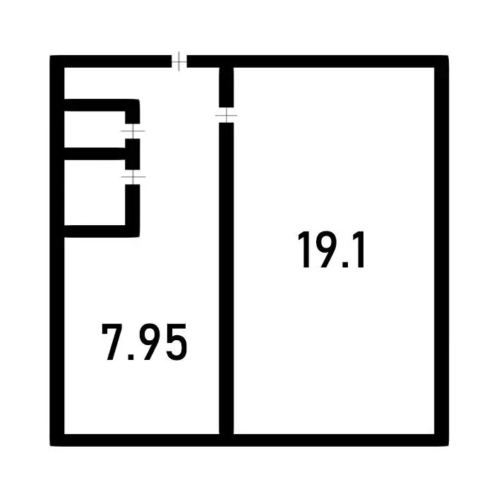 1-к кв. Ростовская область, Волгодонск ул. Карла Маркса, 14 (33.0 м) - Фото 1