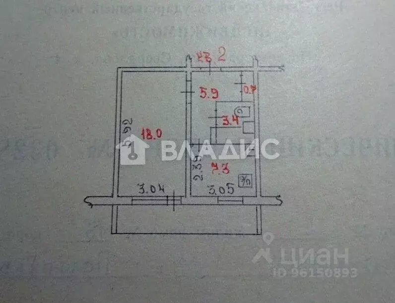 1-к кв. Карелия, Петрозаводск Мурманская ул., 13А (35.3 м) - Фото 1