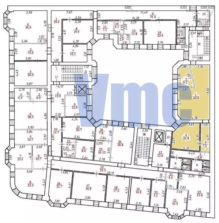 Офис в Москва Столовый пер., 6 (84 м) - Фото 2