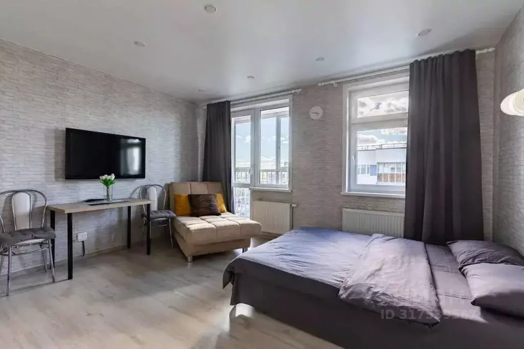 1-к кв. Татарстан, Казань ул. Архитектора Гайнутдинова, 22 (35.0 м) - Фото 0