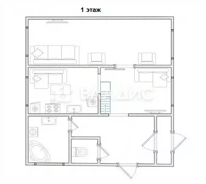 Дом в Пензенская область, Городище ул. Лидии Руслановой, 5 (181 м) - Фото 2