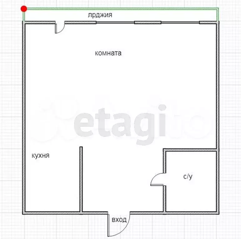 Квартира-студия, 45 м, 7/22 эт. - Фото 0