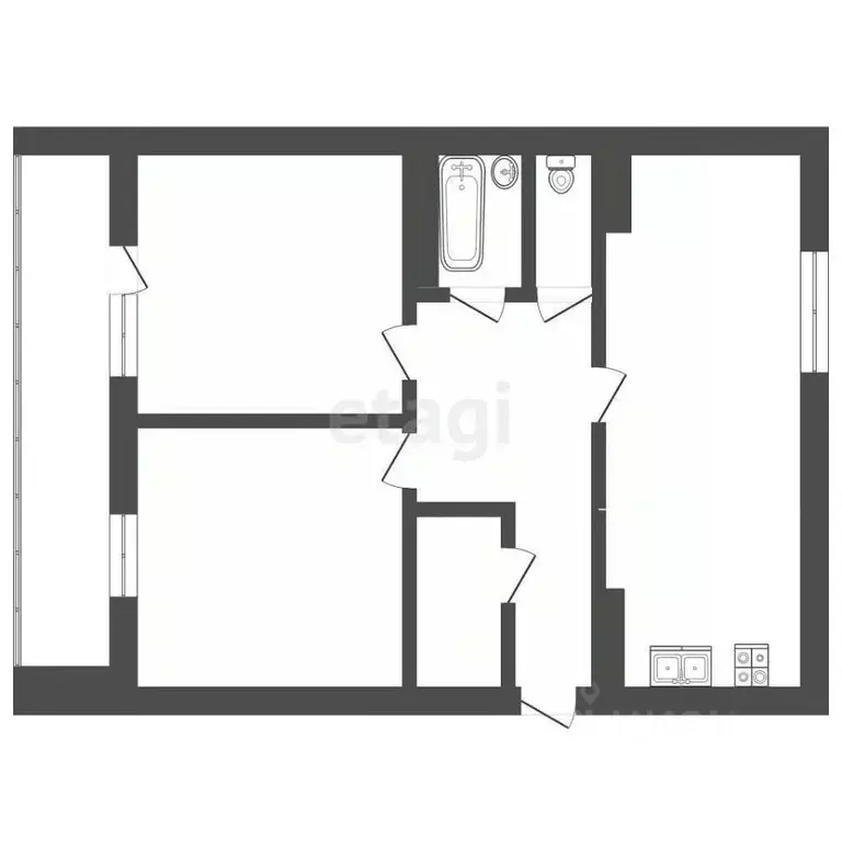 3-к кв. Забайкальский край, Чита ул. Бабушкина, 4 (82.1 м) - Фото 2