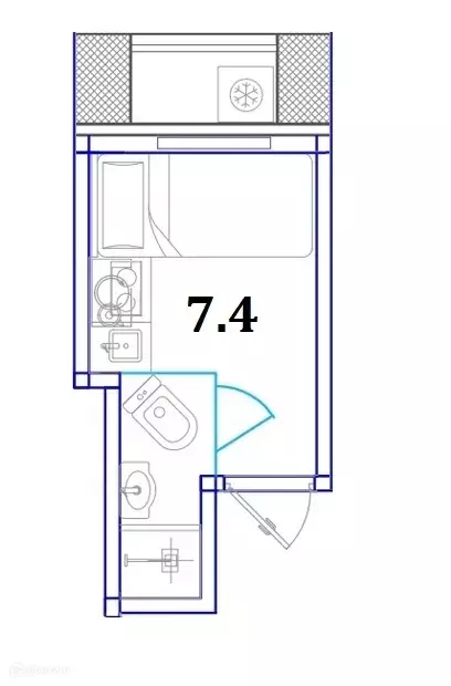 Продаётся квартира-студия, 10 м - Фото 1