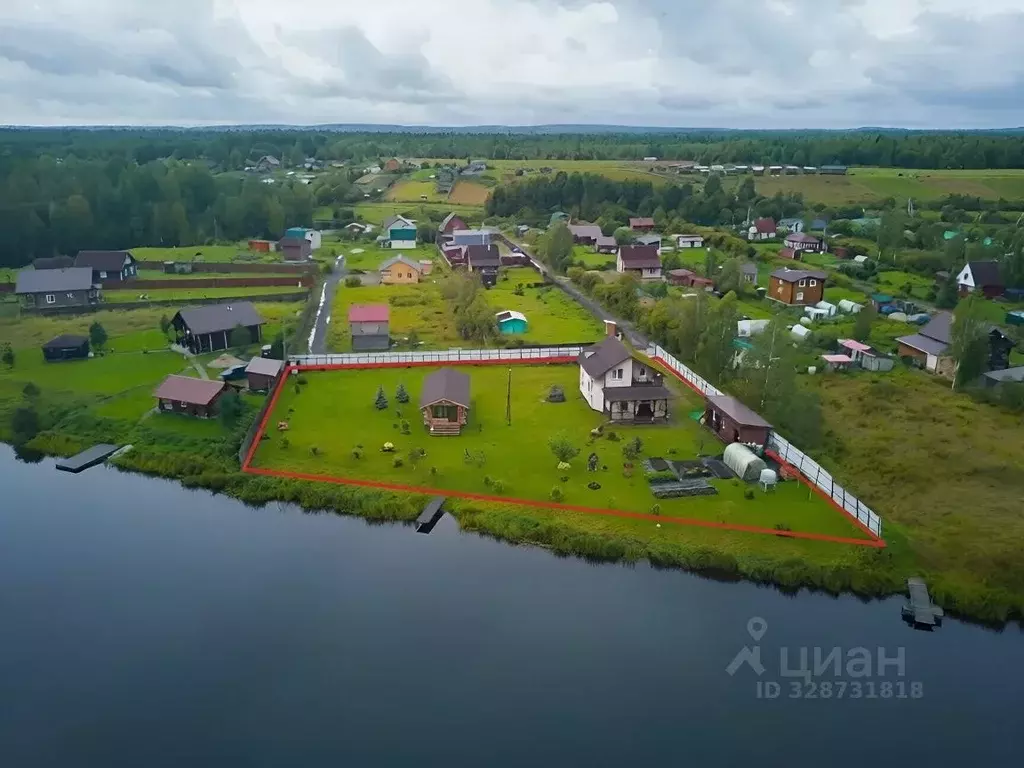 Дом в Карелия, Кондопожский район, Кончезерское с/пос, д. Большое ... - Фото 2