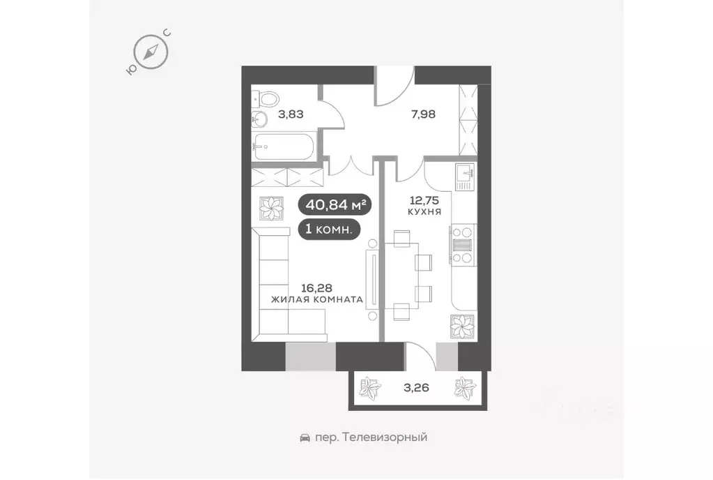 1-к кв. Красноярский край, Красноярск Сити-квартал Октябрьский жилой ... - Фото 0
