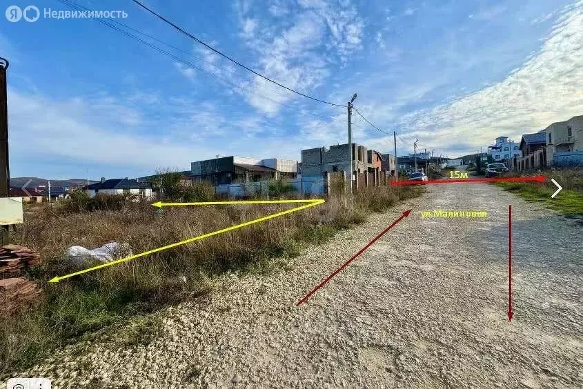 Участок в Супсех, Малиновая улица (5.2 м) - Фото 2