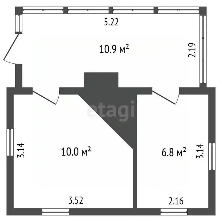 Дом в Омская область, Омск СОСН Аэрофлот тер., аллея 12-я (28 м) - Фото 1