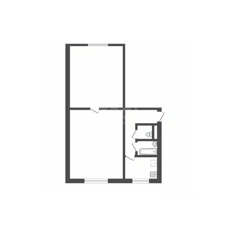 2-к кв. Смоленская область, Смоленск ул. Маршала Соколовского, 14в ... - Фото 1