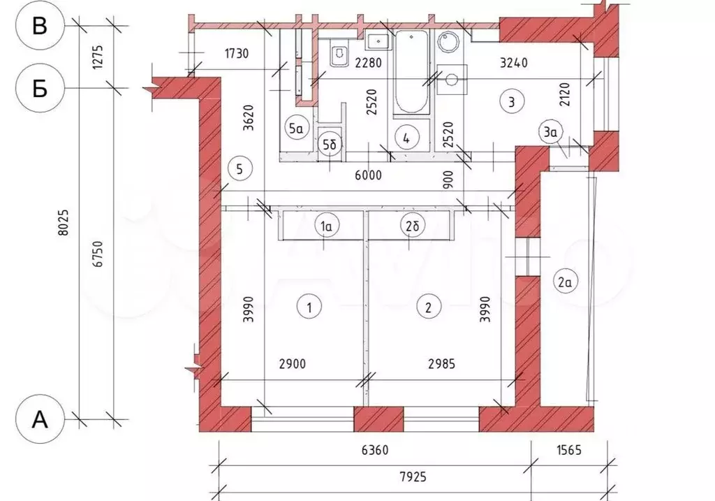 2-к. квартира, 50 м, 9/9 эт. - Фото 0