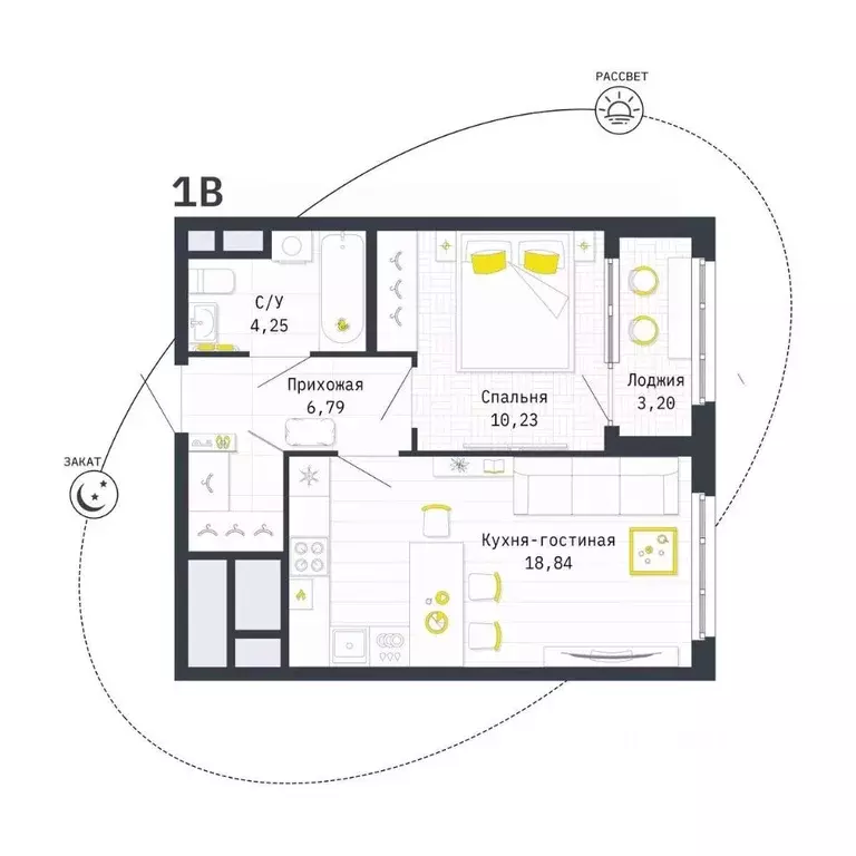 1-к кв. Рязанская область, Рязань Шереметьевская ул., 12к4 (41.71 м) - Фото 1