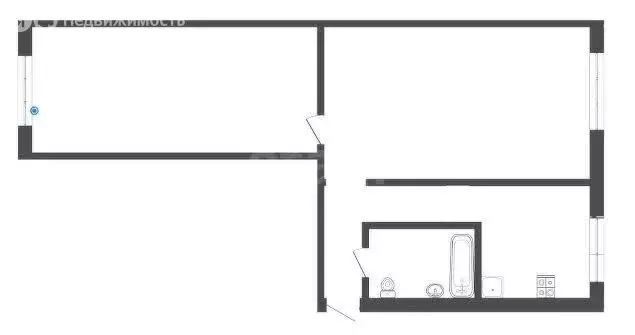 2-комнатная квартира: Черногорск, Юбилейная улица, 8 (44.7 м) - Фото 1