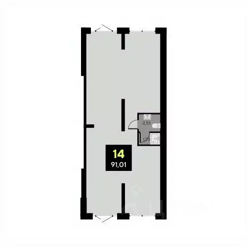 Офис в Тюменская область, Тюмень ул. Андрея Приказнова, 2 (91 м) - Фото 1