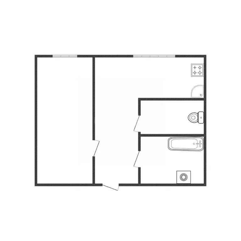 1-к кв. Алтайский край, Барнаул ул. Попова, 26 (30.8 м) - Фото 2