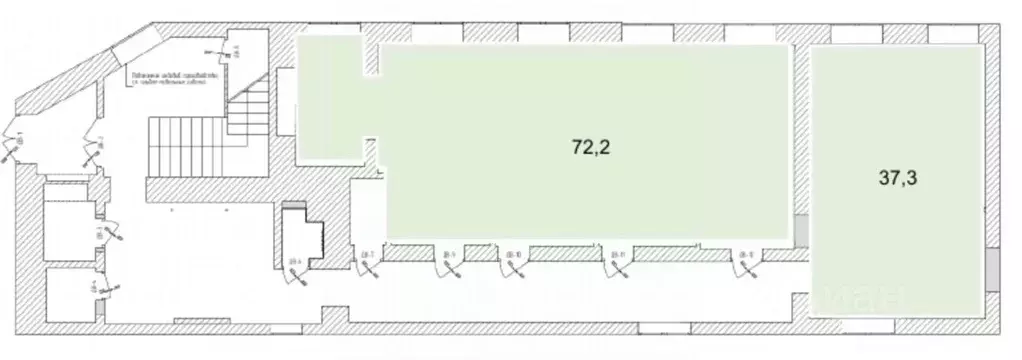 Офис в Москва Бутырская ул., 76С4 (153 м) - Фото 2