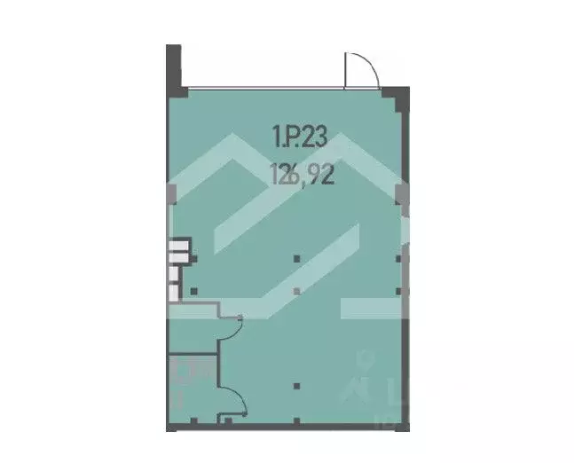 Торговая площадь в Москва Складочная ул., 6С36 (127 м) - Фото 2