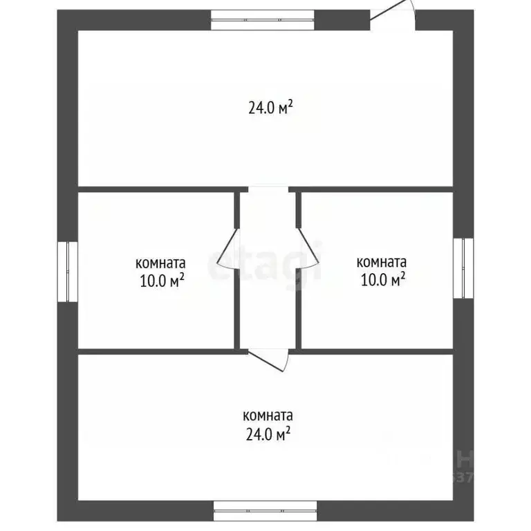 Дом в Тюменская область, Тобольск пер. 2-й Безымянный, 11 (72 м) - Фото 2