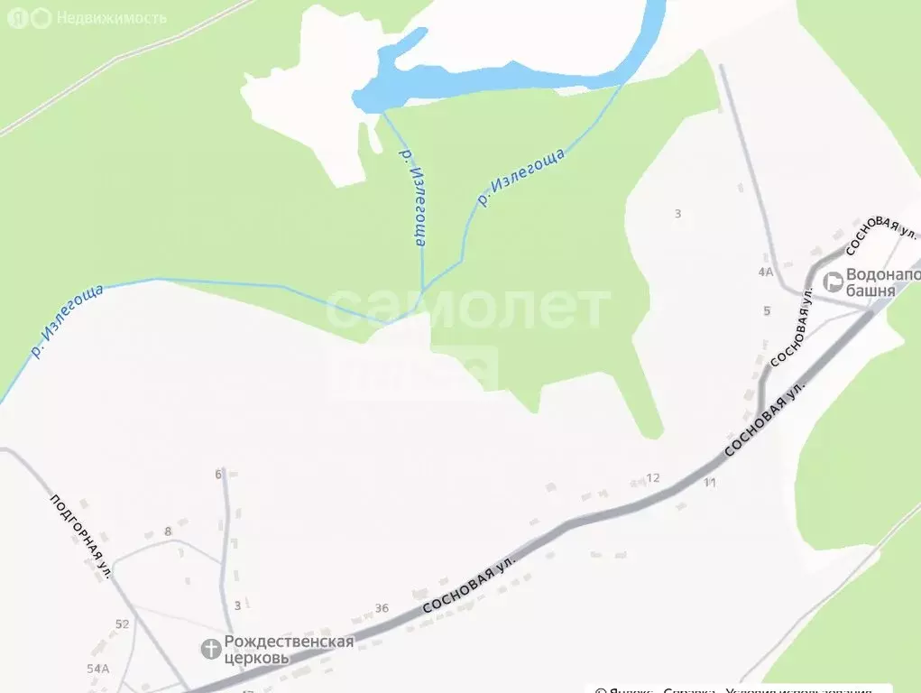 Участок в село Демшино, Сосновая улица, 35 (30 м) - Фото 1