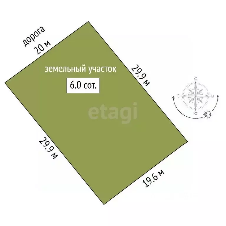 Участок в Ростовская область, Аксайский район, Ольгинское с/пос, ... - Фото 2