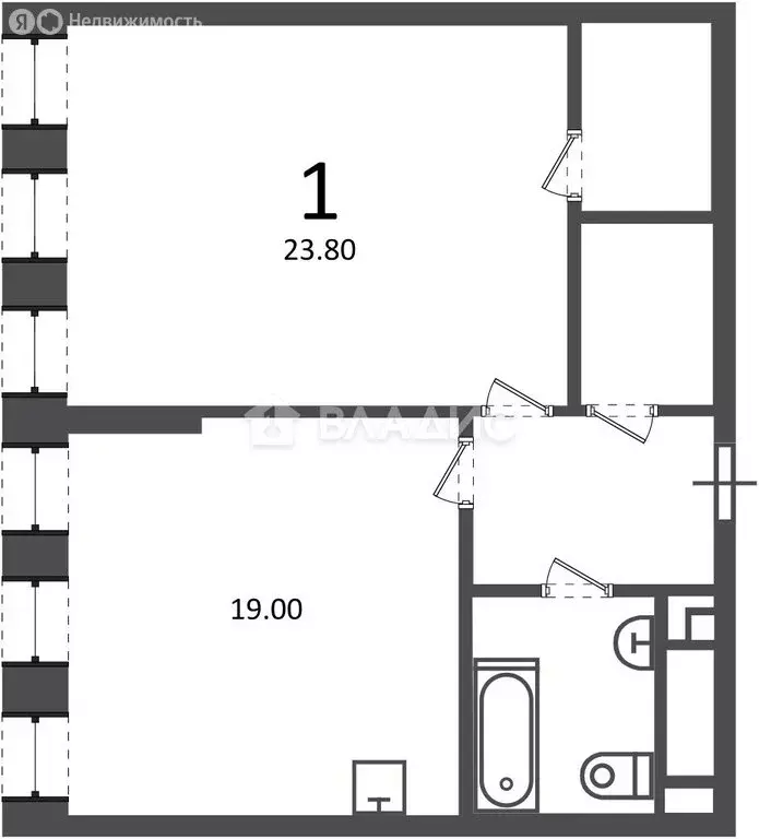 1-комнатная квартира: Москва, улица Светланова, 11к2 (59.3 м) - Фото 1