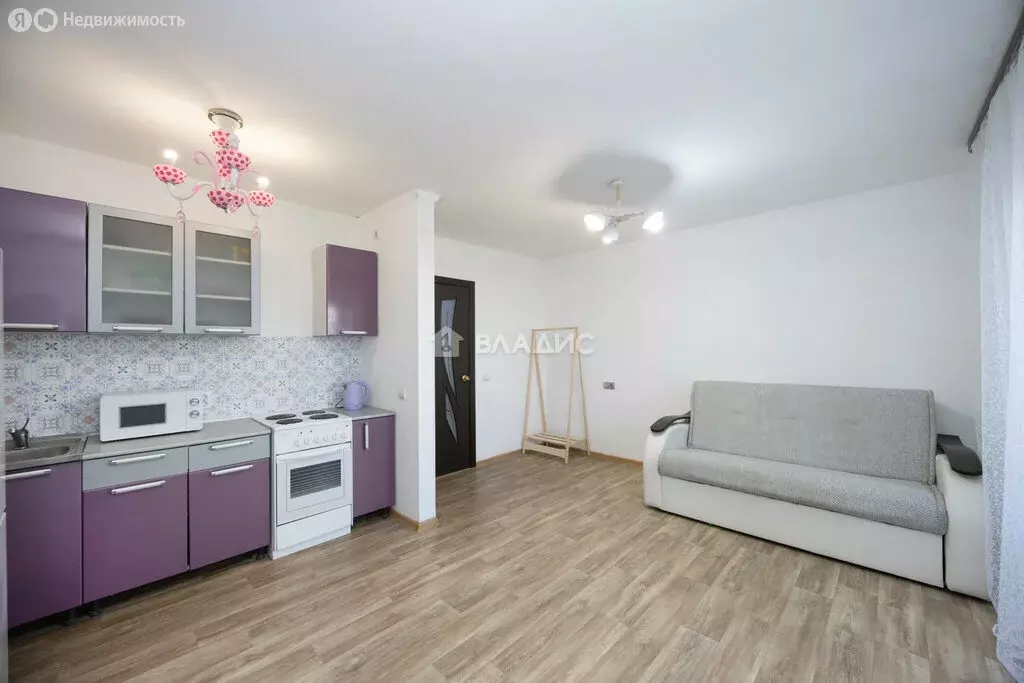 Квартира-студия: Благовещенск, микрорайон КПП, Гражданская улица, 27 ... - Фото 2