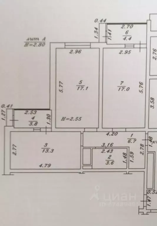 2-к кв. Краснодарский край, Анапа Парковая ул., 79к1 (65.9 м) - Фото 2
