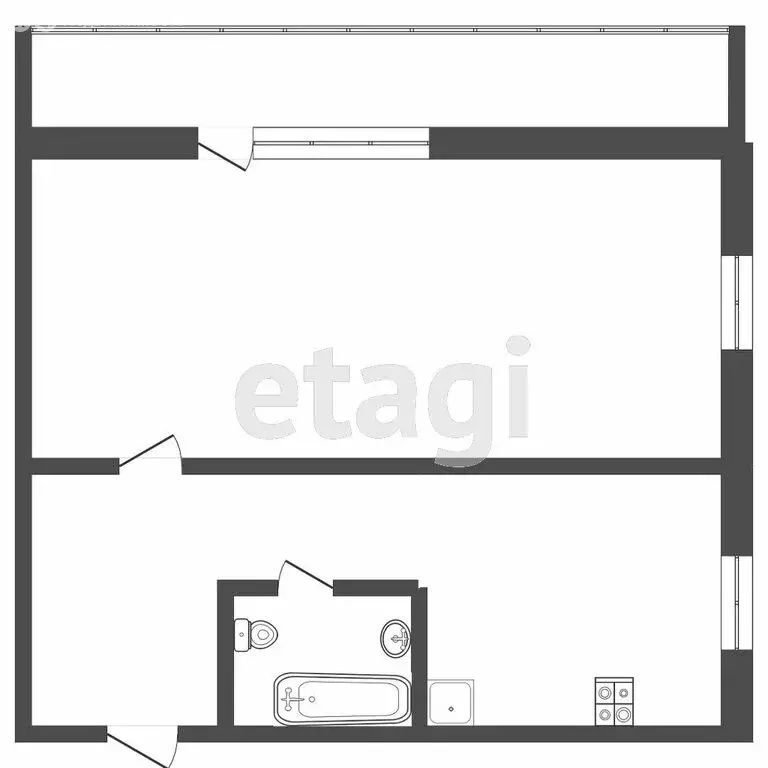 1-комнатная квартира: Тюмень, улица 30 лет Победы, 146 (36.3 м) - Фото 0