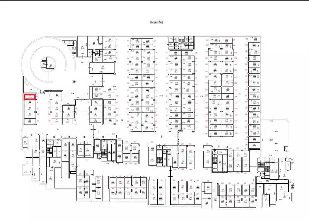 Машиноместо, 13 м - Фото 1