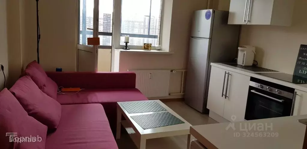 1-к кв. Санкт-Петербург пос. Парголово, ул. Федора Абрамова, 8 (36.0 ... - Фото 0