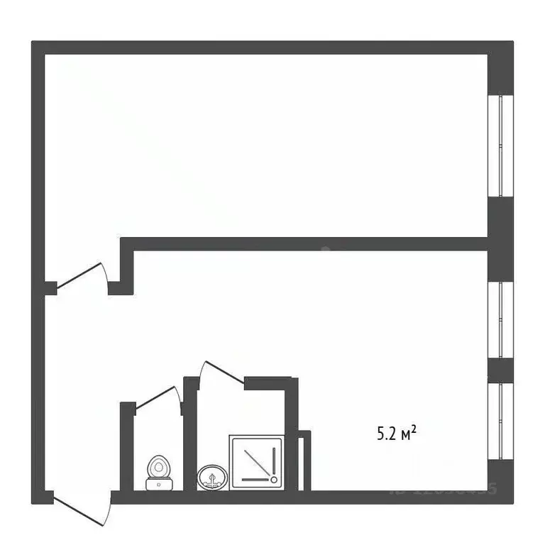 2-к кв. Московская область, Реутов ул. Ленина, 4 (42.9 м) - Фото 2