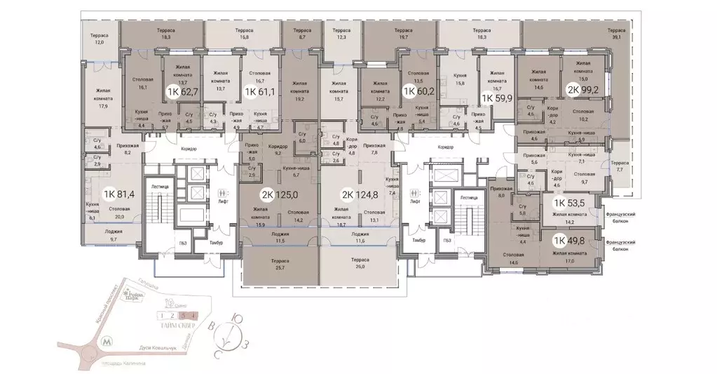 3-к кв. Новосибирская область, Новосибирск Овражная ул., 2А (125.0 м) - Фото 2