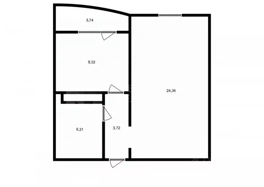 1-к кв. Тюменская область, Тюменский муниципальный округ, д. Дударева ... - Фото 2