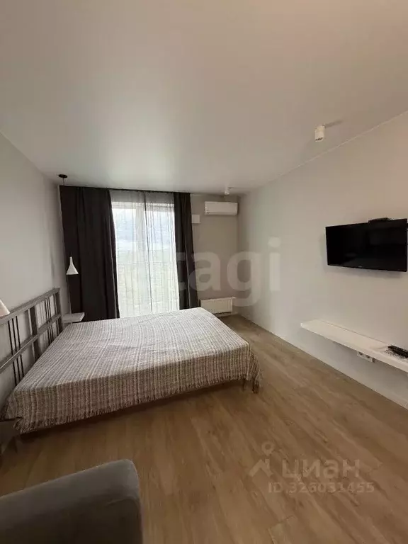 Студия Тюменская область, Тюмень ДОК мкр, ул. Воронинская, 43 (32.7 м) - Фото 2