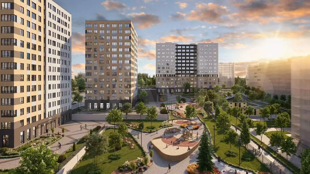 3-к. квартира, 97,7 м, 13/14 эт. - Фото 1