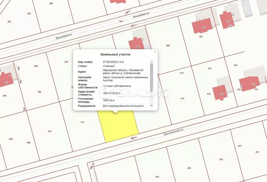 Участок в Ивановская область, Лежневский район, Сабиновское с/пос, д. ... - Фото 2