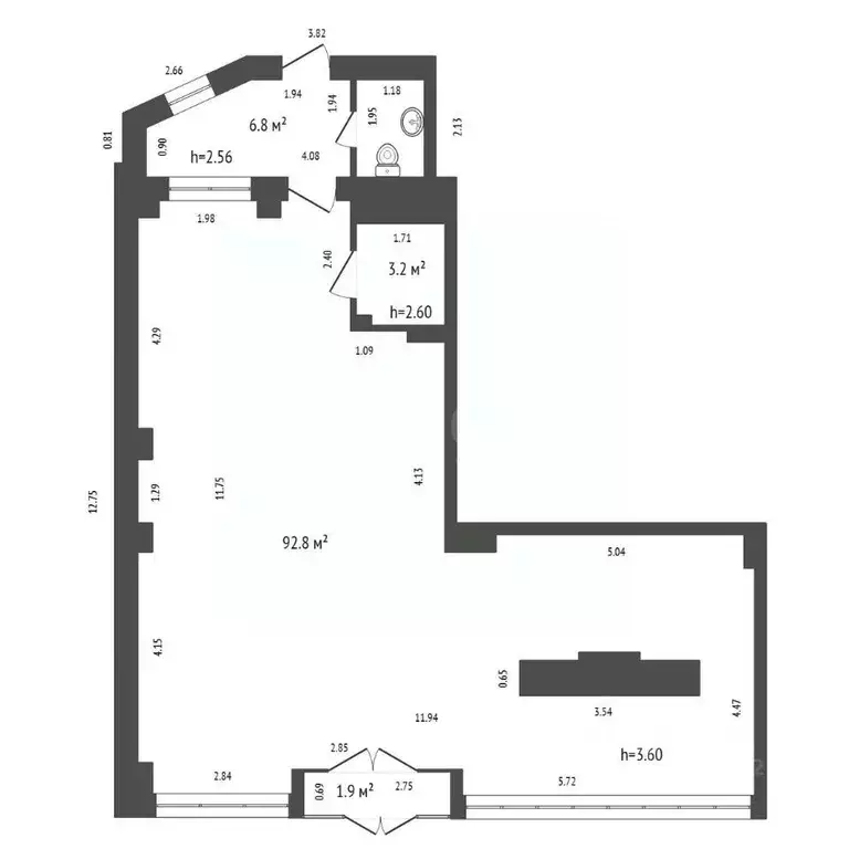 Помещение свободного назначения в Красноярский край, Красноярск ул. ... - Фото 2