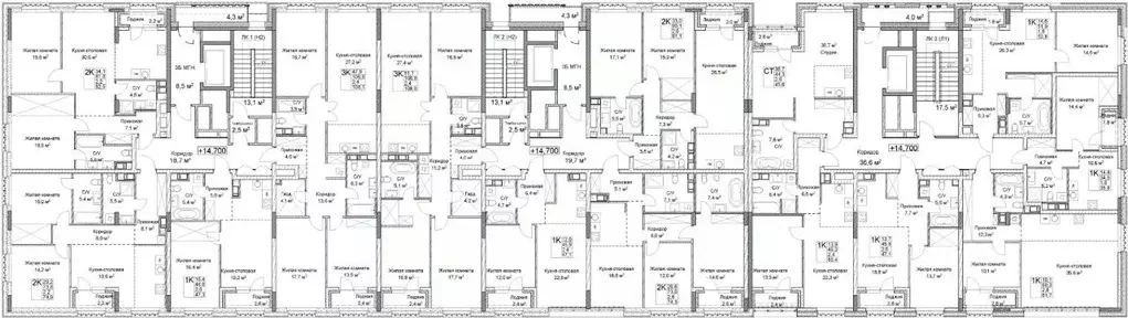 1-к кв. Нижегородская область, Нижний Новгород ул. Максима Горького, ... - Фото 2