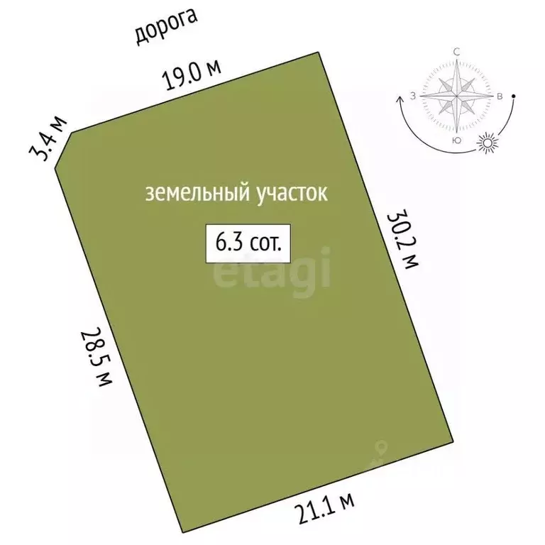 Участок в Тюменская область, Нижнетавдинский муниципальный округ, с. ... - Фото 2