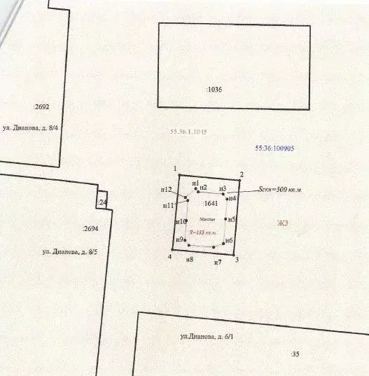 Участок в Омская область, Омск ул. Дианова (3.0 сот.) - Фото 2