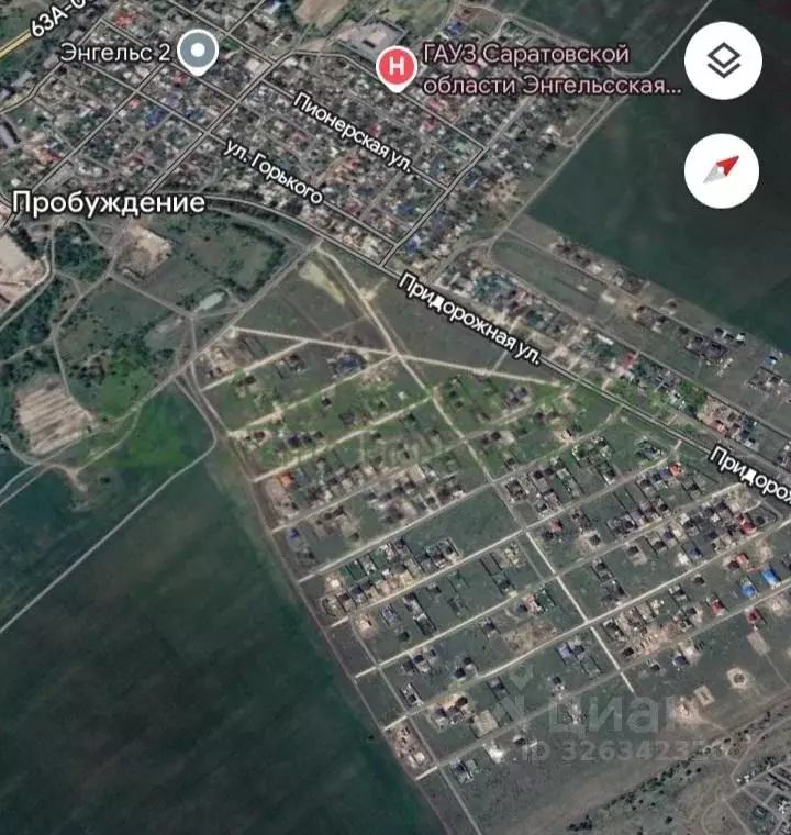 Участок в Саратовская область, Энгельсский район, Новопушкинское ... - Фото 1