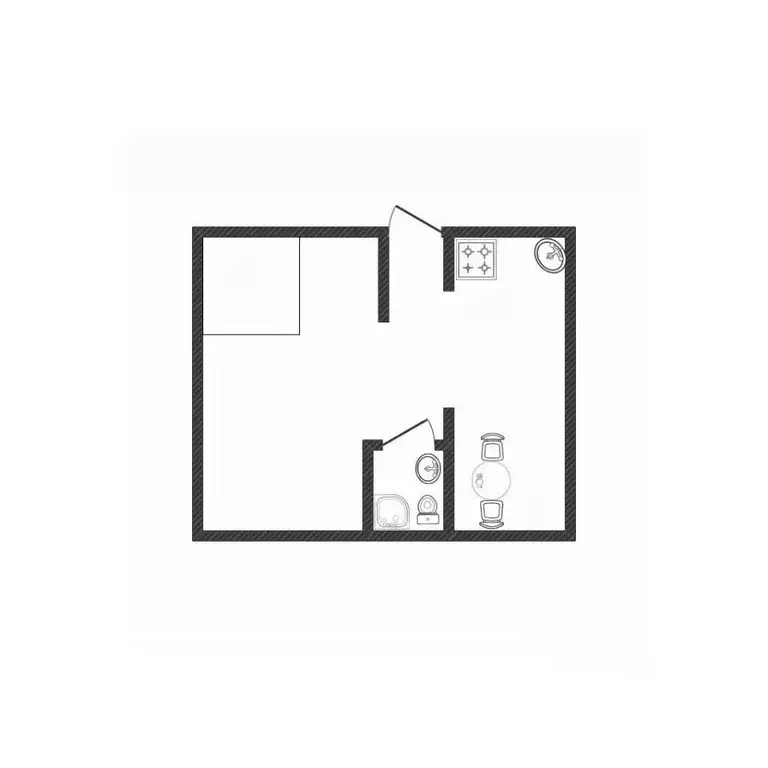 Студия Белгородская область, Белгород ул. Каштановая, 16 (27.2 м) - Фото 1