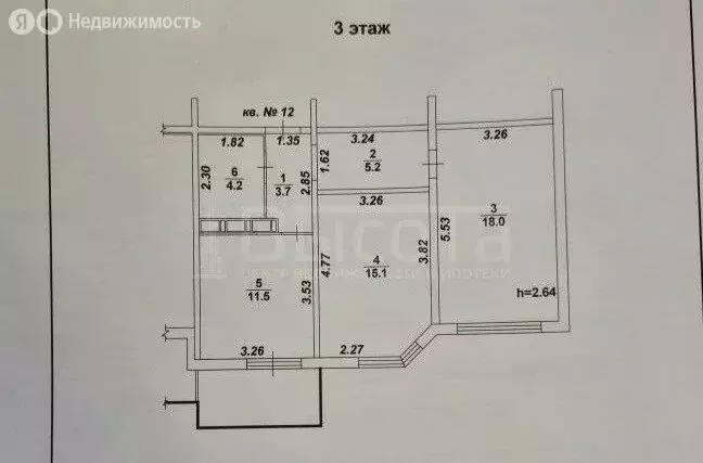 2-комнатная квартира: Воронеж, Минская улица, 43/3 (58 м) - Фото 1