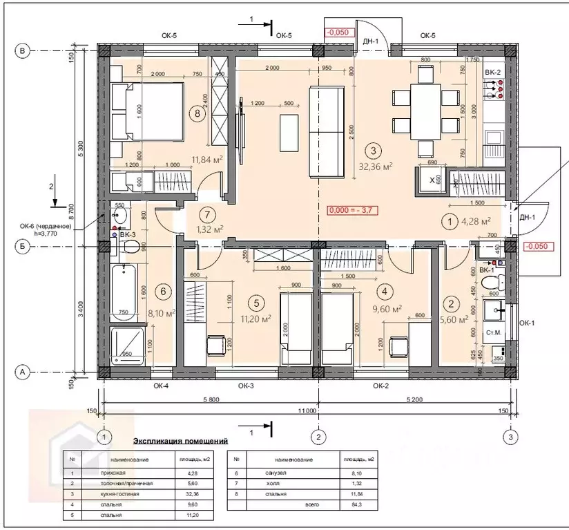 Дом в Крым, Черноморское пгт, Бриз СНТ  (100 м) - Фото 2