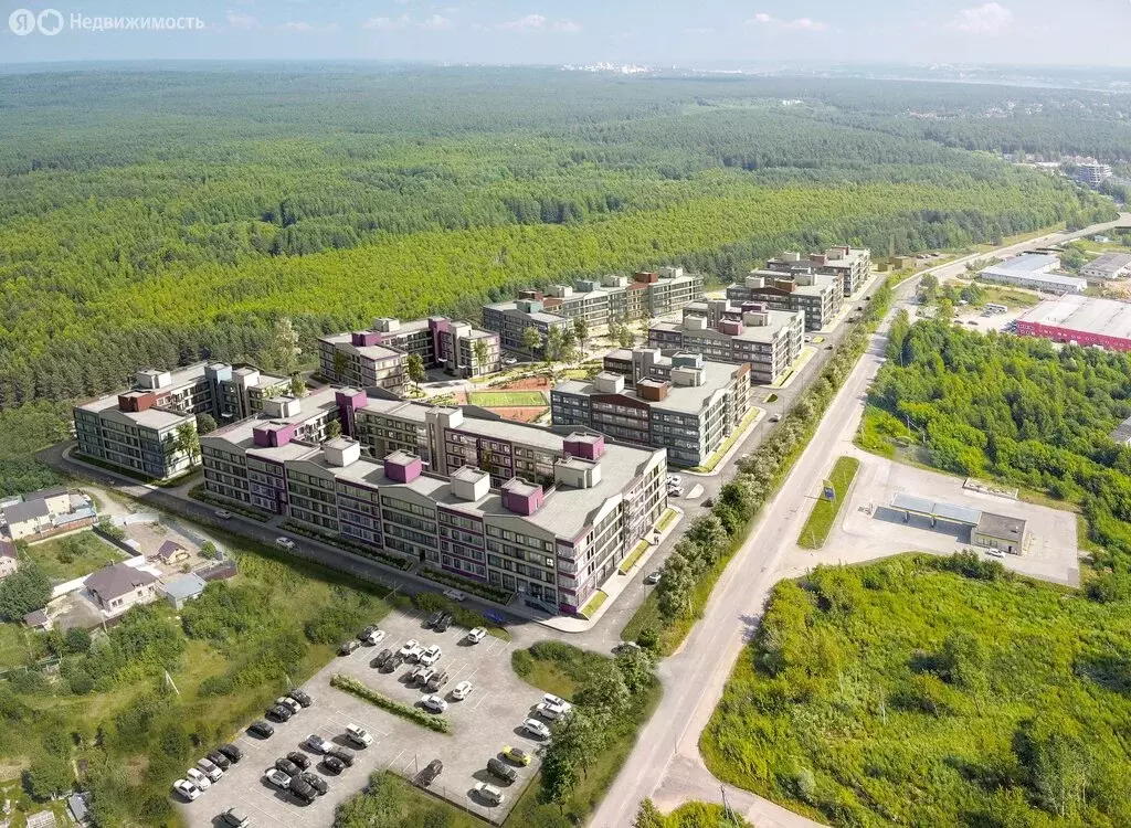 1-комнатная квартира: Пермь, улица Борцов Революции, 1А (41.53 м) - Фото 1